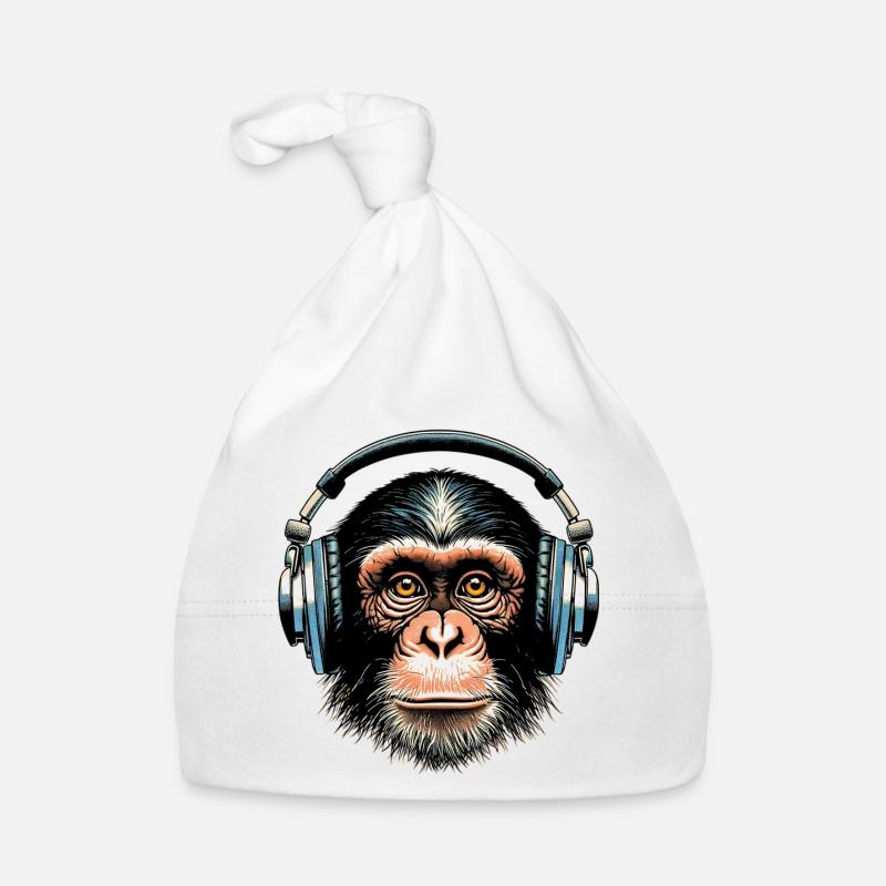 Affe Baby Bio-Mütze