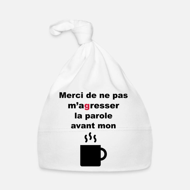 Ne pas m'agresser la parole Bonnet bio Bébé