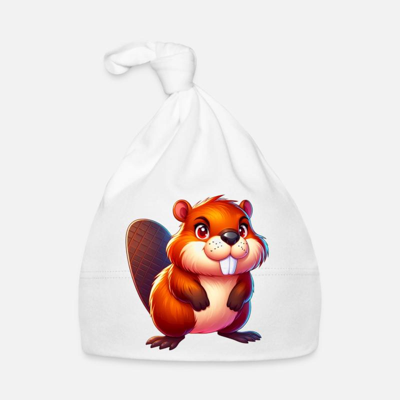 Beaver Organic Baby Cap