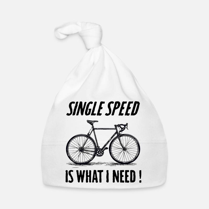 Single Speed is what i need Organic Baby Cap
