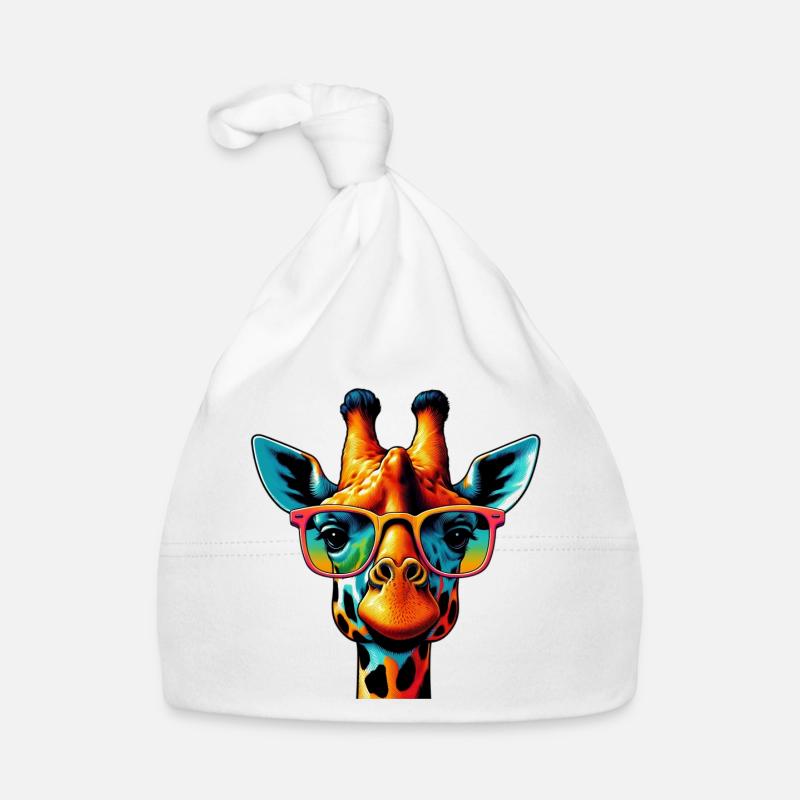 Girafe Bonnet bio Bébé