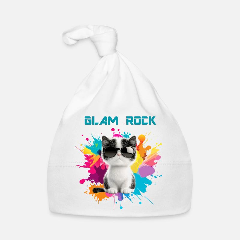 Chat Glam Rock Bonnet bio Bébé
