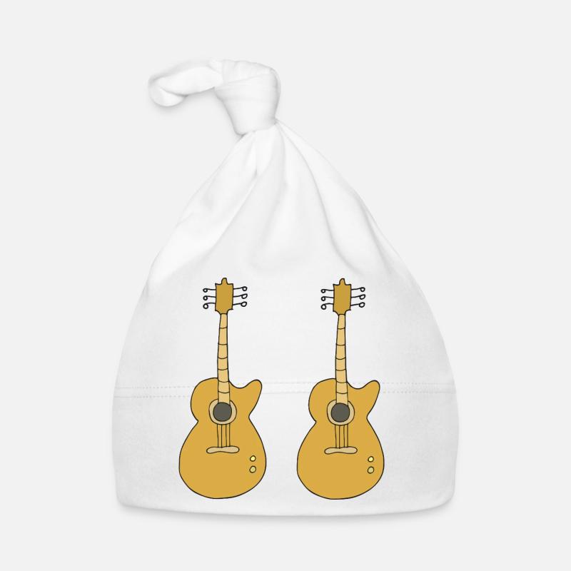 Guitar Duet Organic Baby Cap