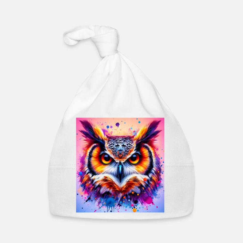 Eule Baby Bio-Mütze