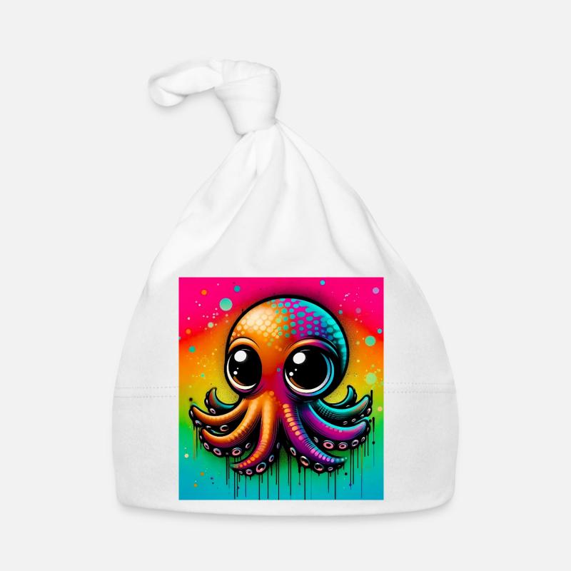 Octopus Organic Baby Cap