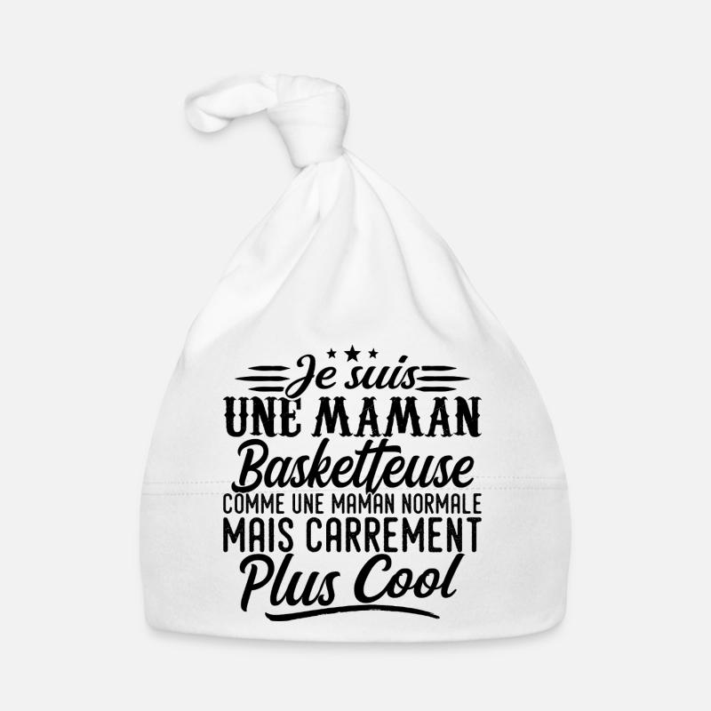 Maman Basketteuse: normale, mais en plus badass Bonnet bio Bébé
