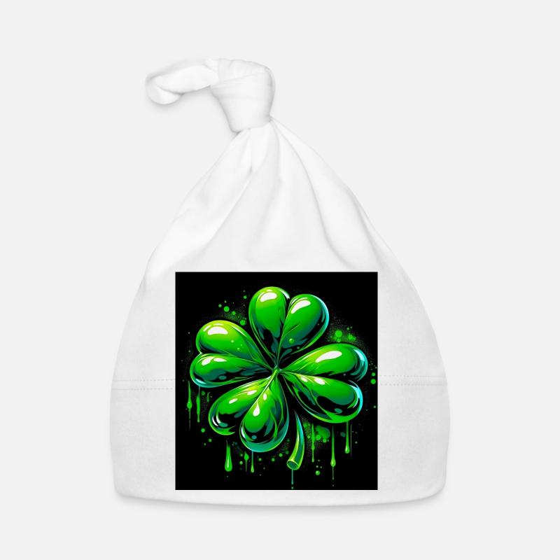 Four-leaf clover Organic Baby Cap