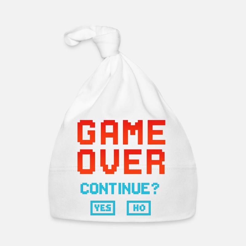 Game Over, Continue? Organic Baby Cap