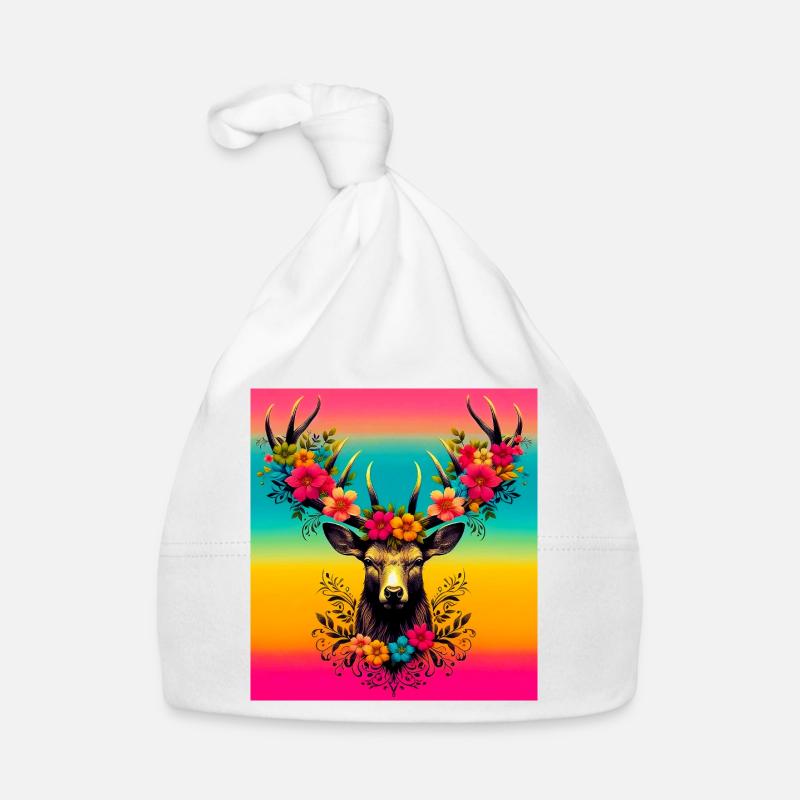 Hirsch Baby Bio-Mütze