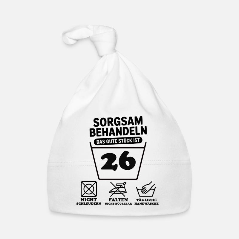 26 Geburtstag – Sorgsam Behandeln  Baby Bio-Mütze