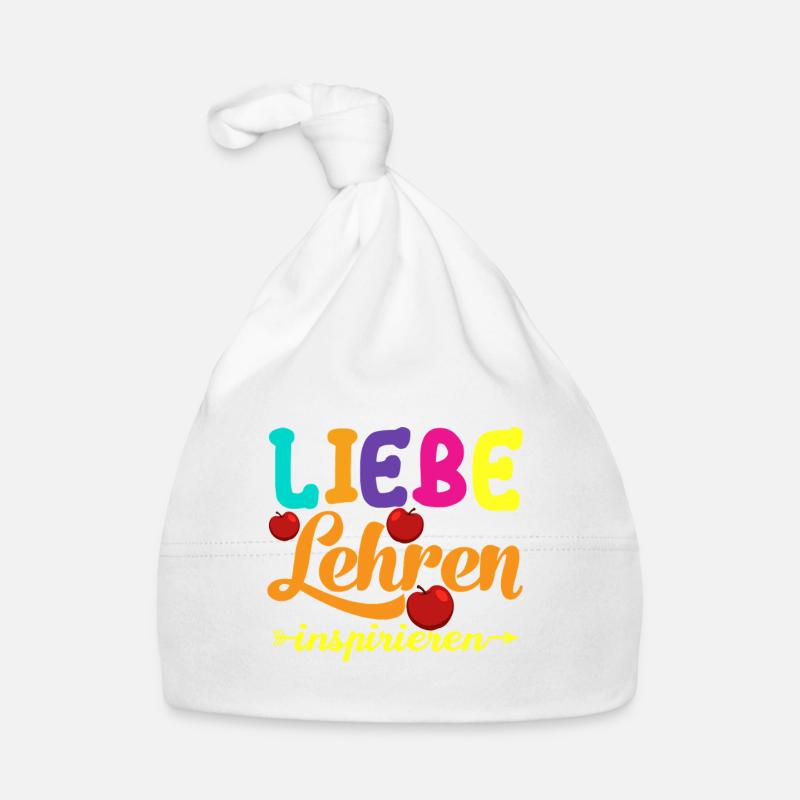 Love Teaching Inspire – Conception de cadeaux pour enseignants Bonnet bio Bébé