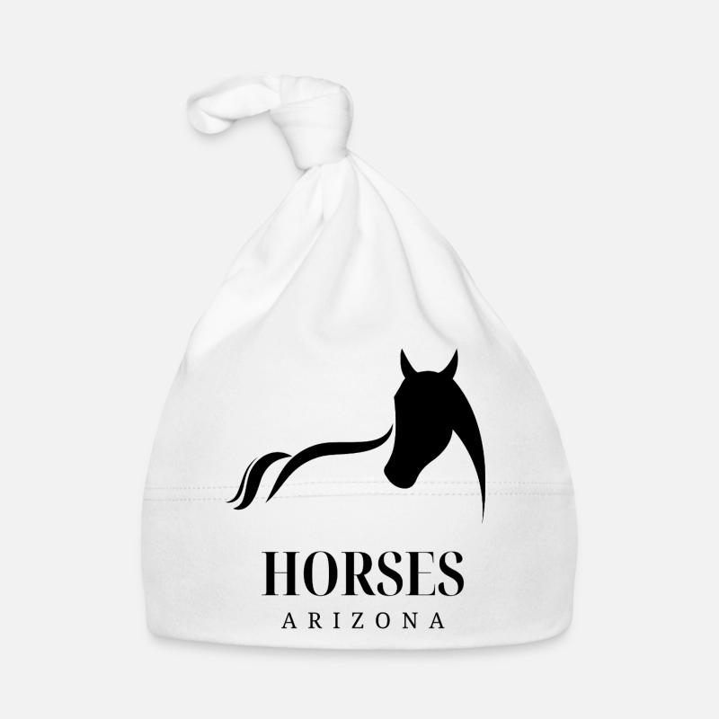 Horses, Pferde Baby Bio-Mütze