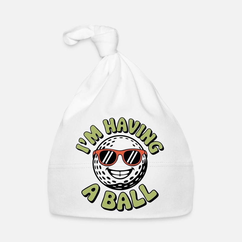 I'm Having a Ball Organic Baby Cap