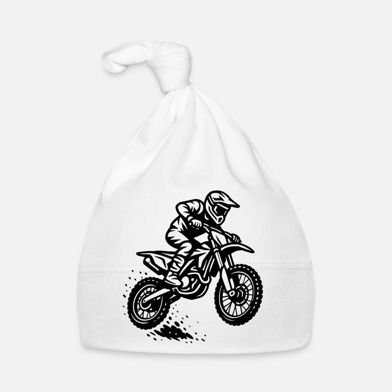 Motocross Design Baby Bio-Mütze