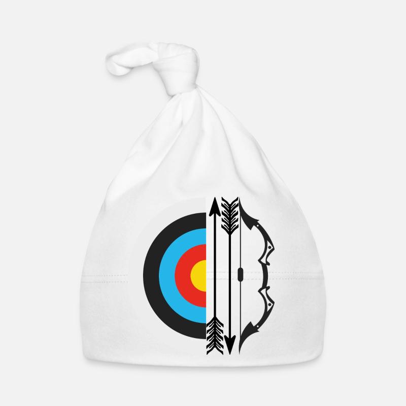 Target Archery Arrow Bow Archer Archery Sport Organic Baby Cap