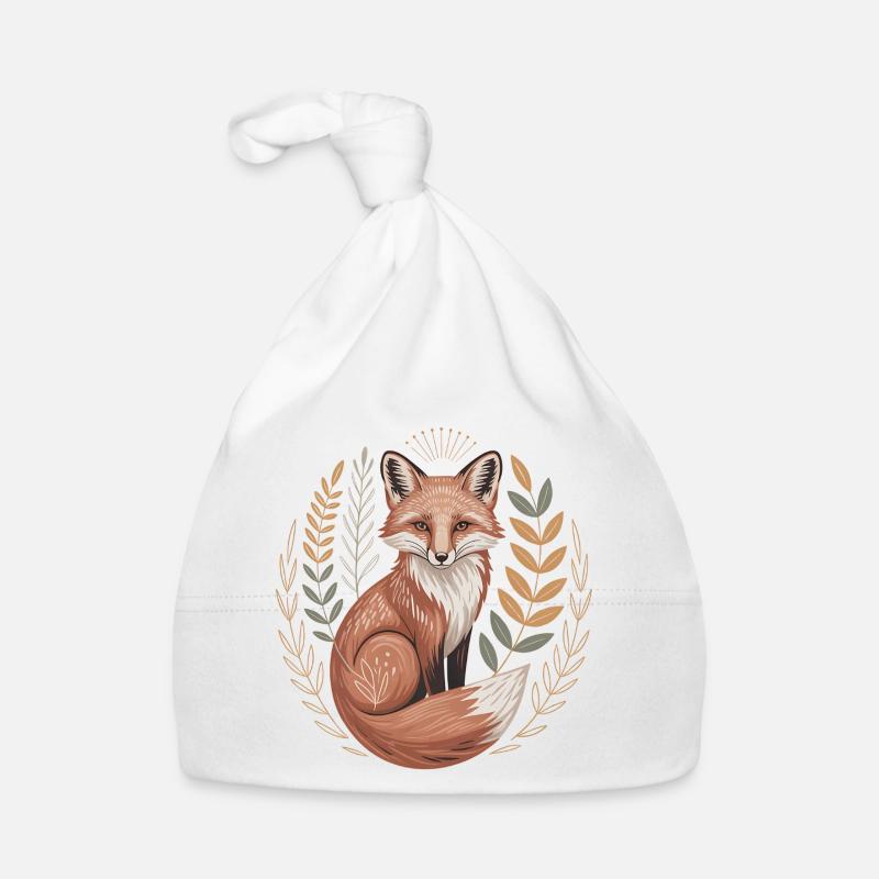 Boho Fox Organic Baby Cap