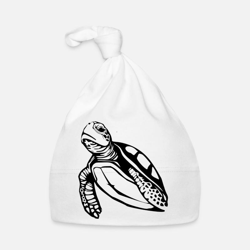 Turtle Turtles Organic Baby Cap