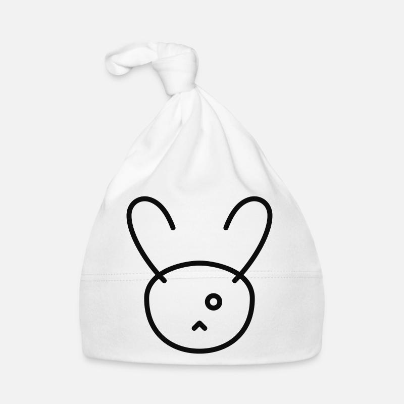 minimal hase Baby Bio-Mütze