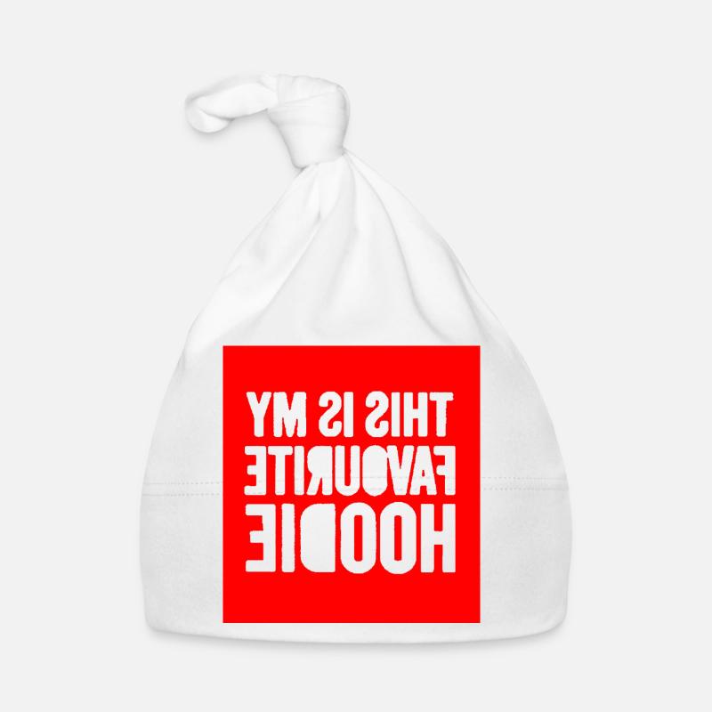 Ma citation préférée sur le sweat à capuche Bonnet bio Bébé