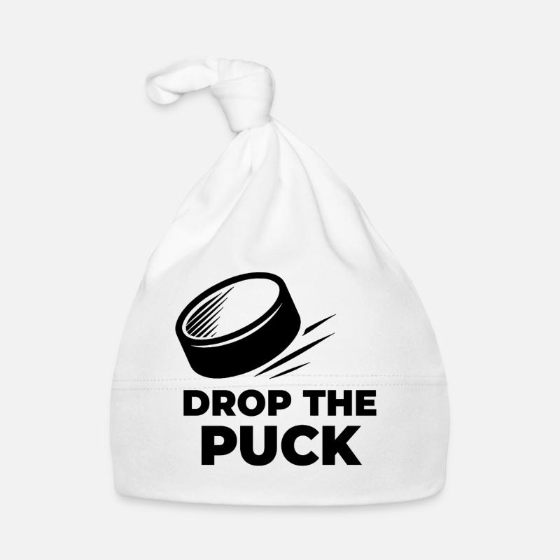 DROP_THE_PUCK Organic Baby Cap