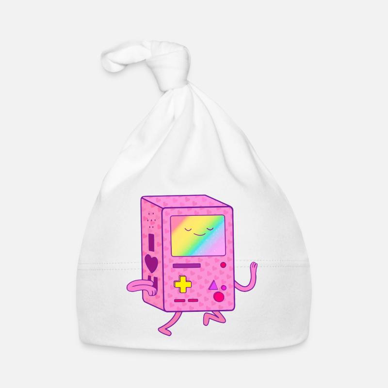 Robot de jeu rose dansant Bonnet bio Bébé