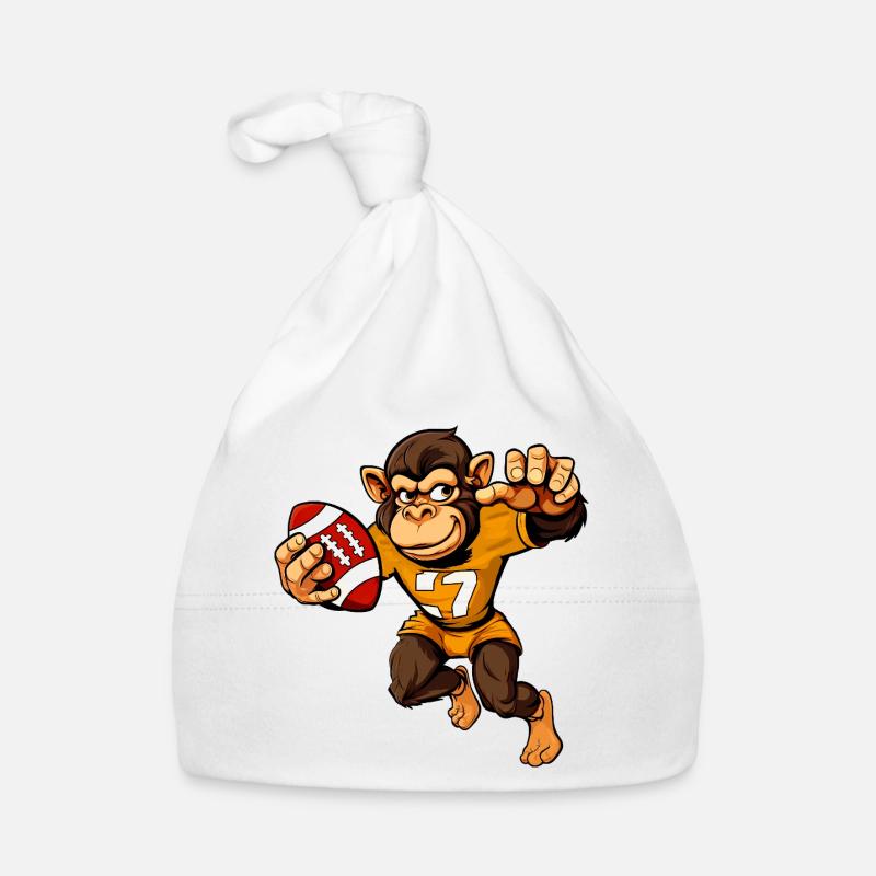 Monkeys Rugby Bonnet bio Bébé