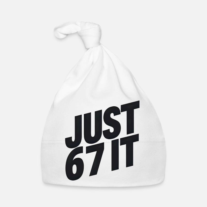 Just 6 7 It – Statement Typographique Bonnet bio Bébé