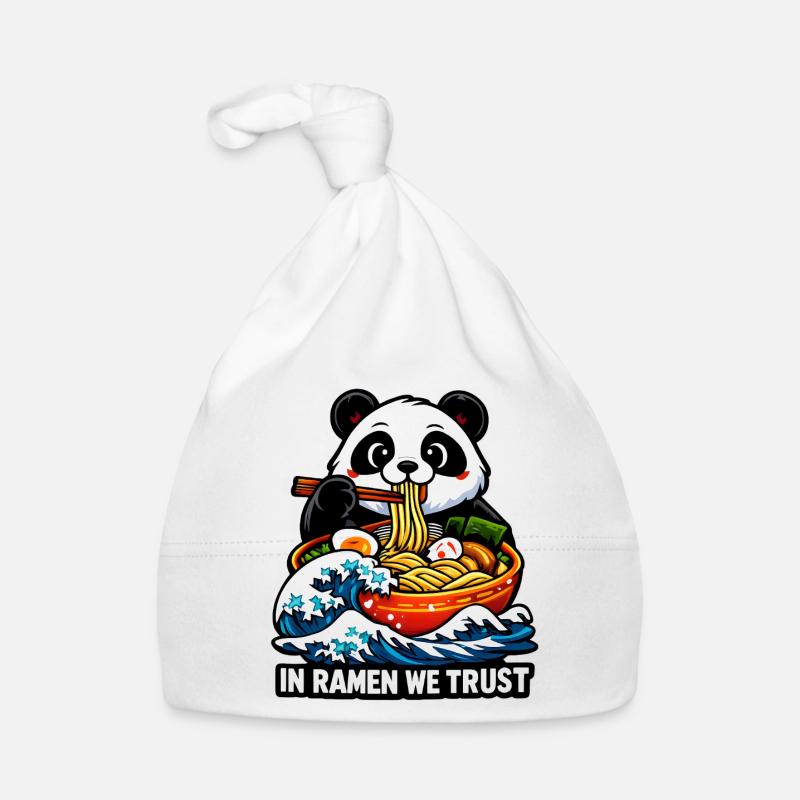 Panda Ramen: In Ramen We Trust Baby Bio-Mütze
