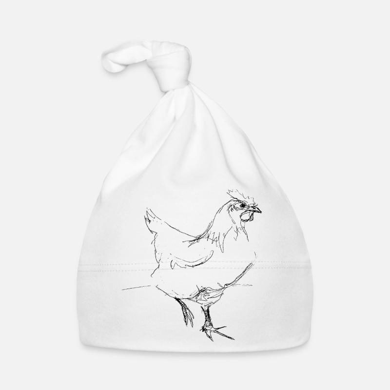 Chicken Organic Baby Cap