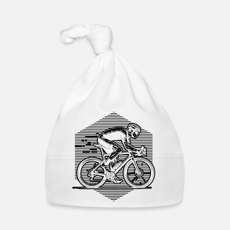 Thème puriste du vélo de route Bonnet bio Bébé