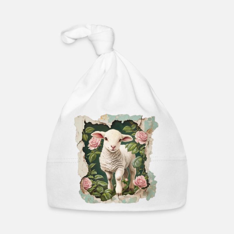 Lamb Vintage Organic Baby Cap