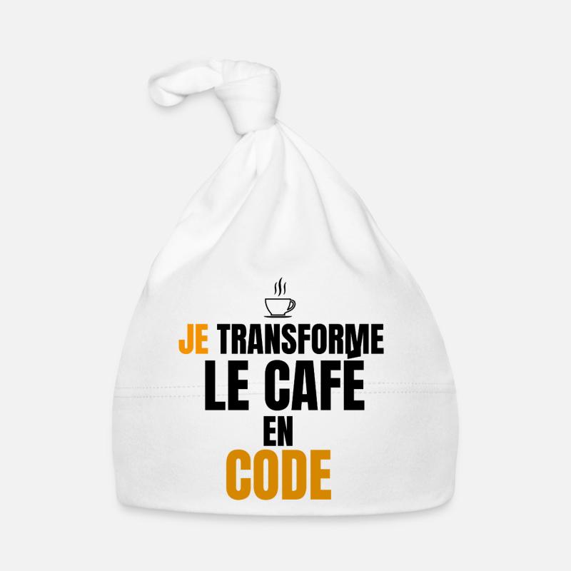 Je transforme le code en café Bonnet bio Bébé