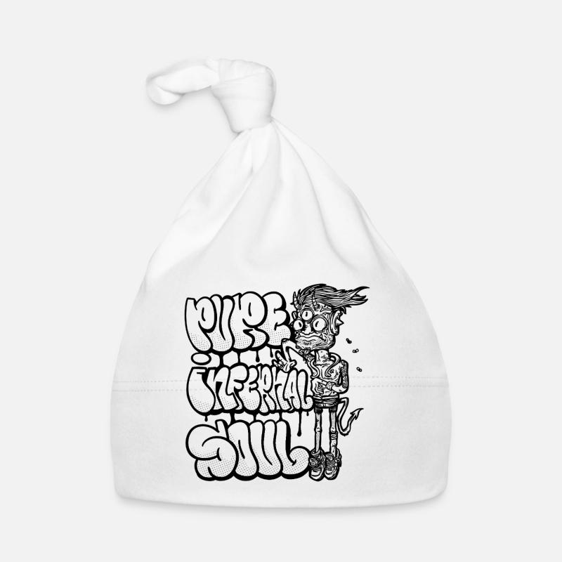 Pure infernal soul Organic Baby Cap