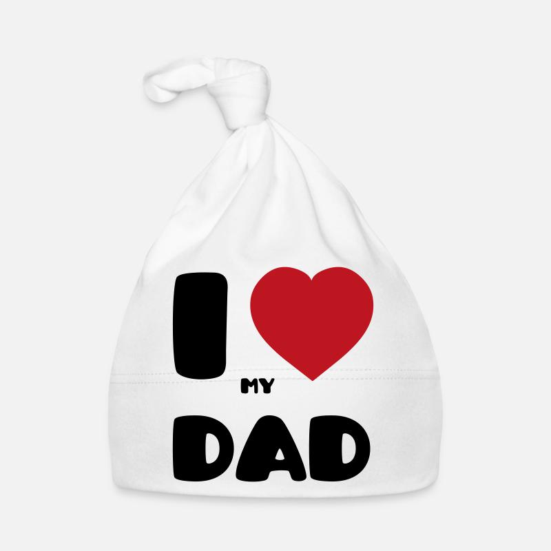 Ich liebe meinen Vater Baby Bio-Mütze