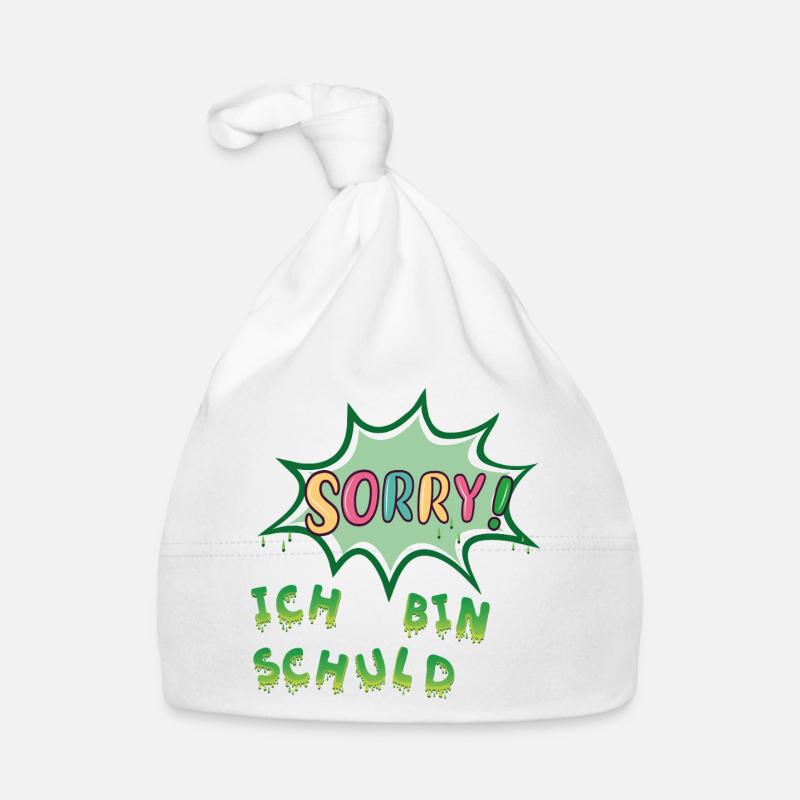 Désolé, c’est de ma faute Bonnet bio Bébé