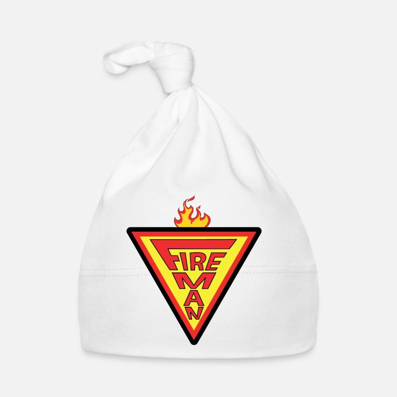 Fireman Organic Baby Cap