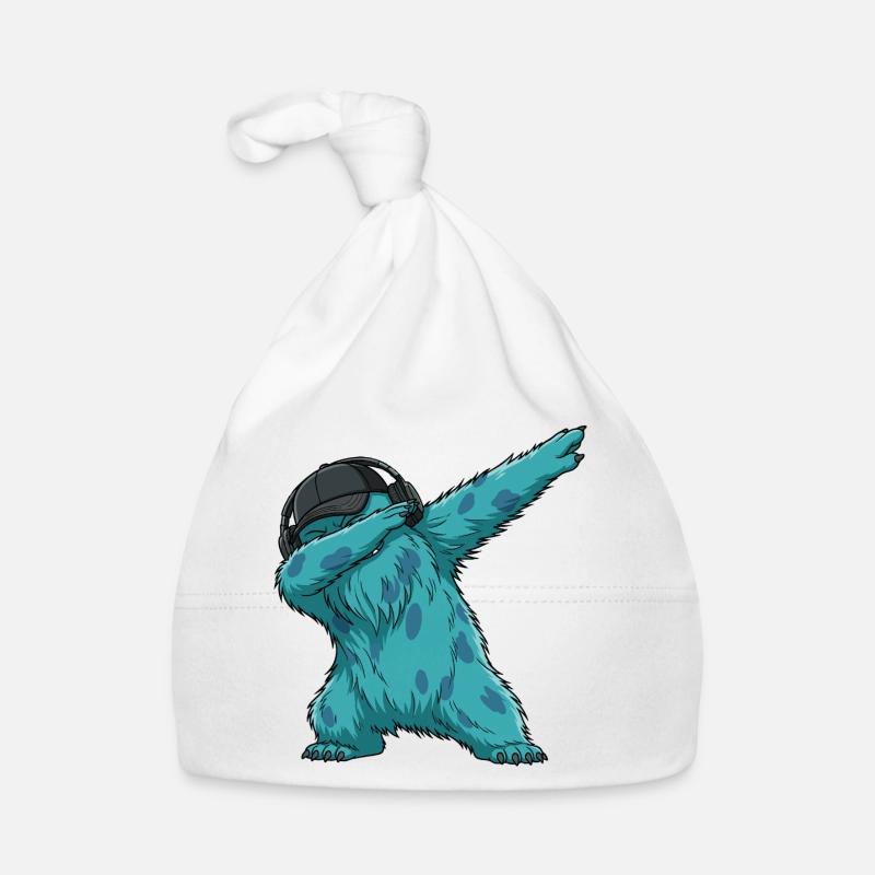 Danse de la danse fluffo du monstre Fluffonster Bonnet bio Bébé