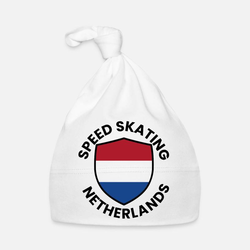Patinage de vitesse Bouclier des Pays-Bas Bonnet bio Bébé