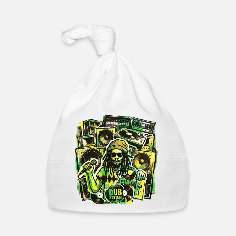 Dub Reggae Soundsystem Baby Bio-Mütze