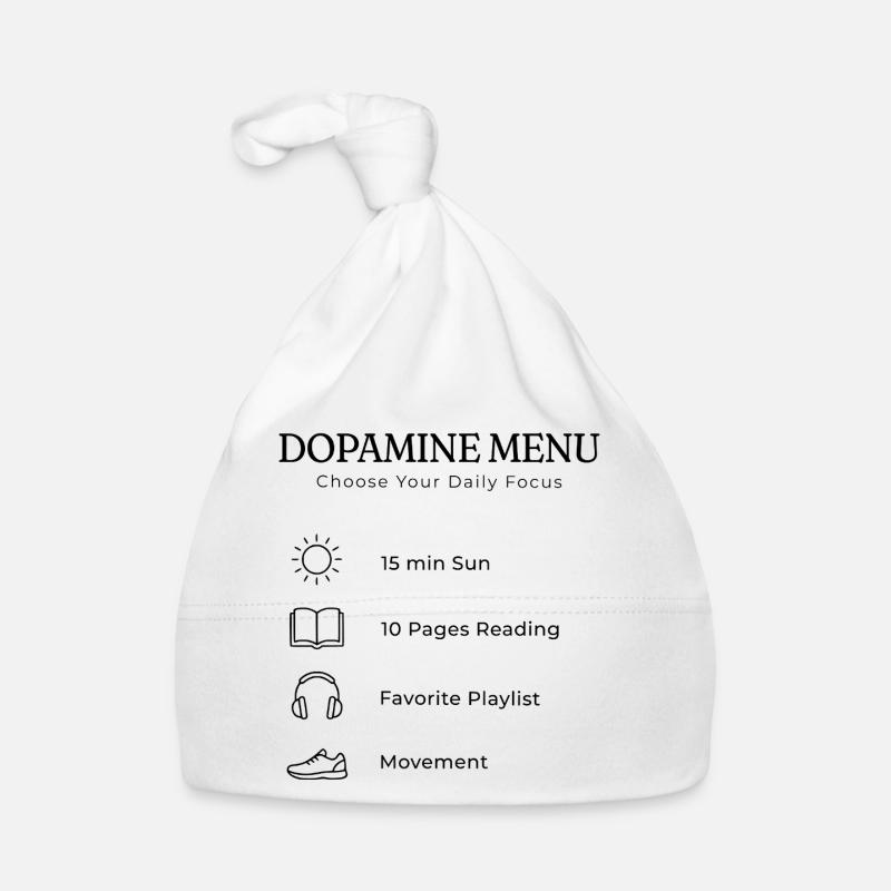 Dopamine Menu ADHS – Aesthetic Self Care Guide Baby Bio-Mütze