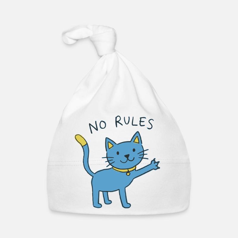 Révolte du Chat Bleu – Pas de règles Bonnet bio Bébé