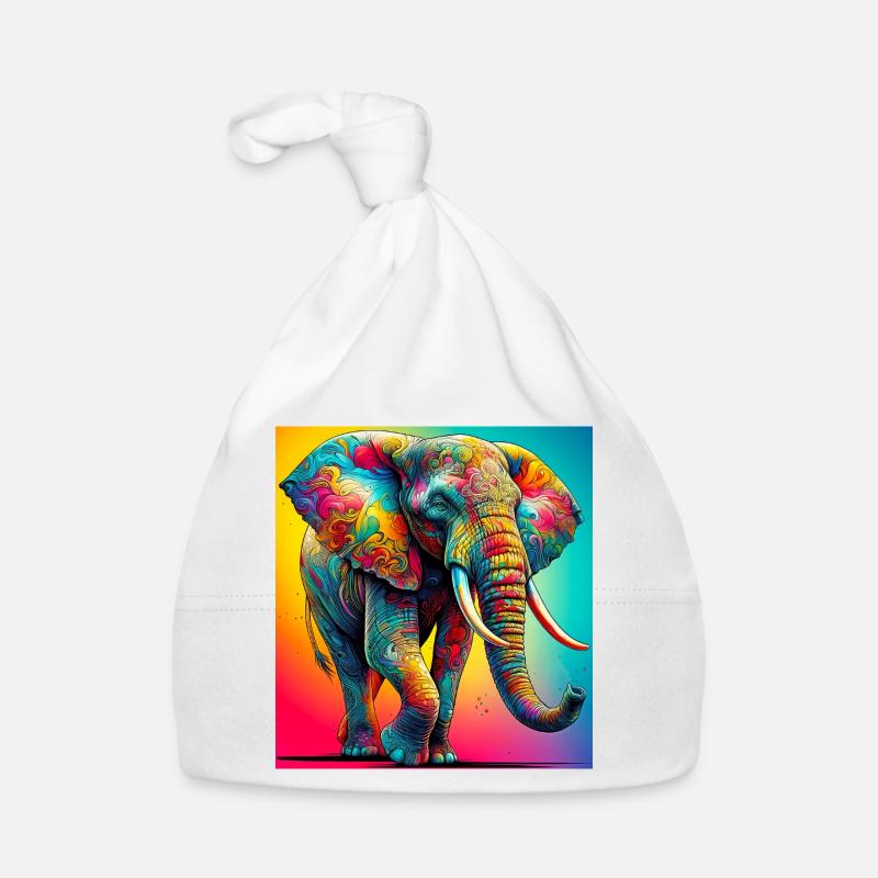 Elefant Baby Bio-Mütze