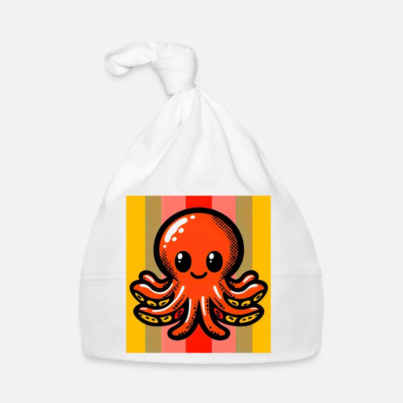 Krake Baby Bio-Mütze