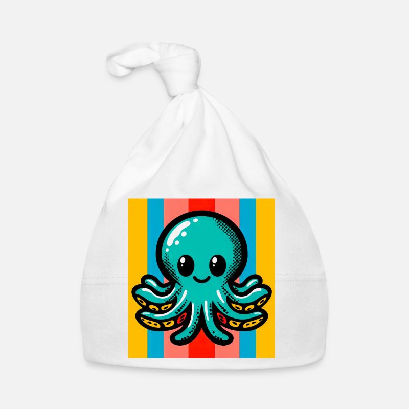 Octopus Organic Baby Cap