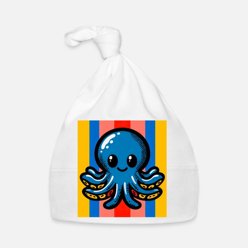 Octopus Organic Baby Cap