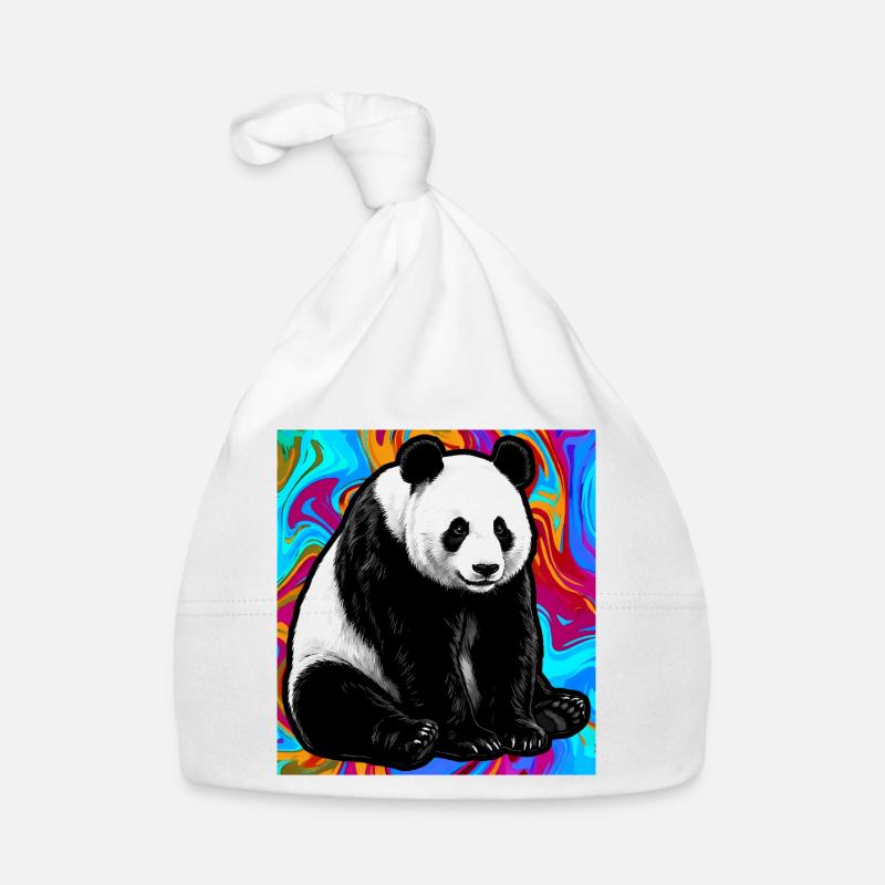 Panda Baby Bio-Mütze