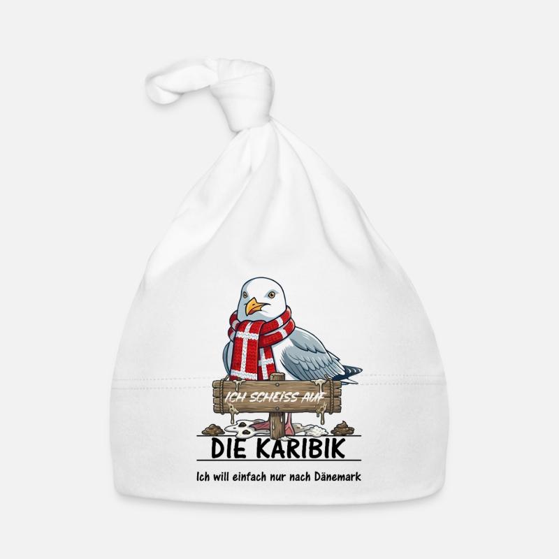 Ich scheisse auf ... die Karibik - lieber Dänemark Baby Bio-Mütze