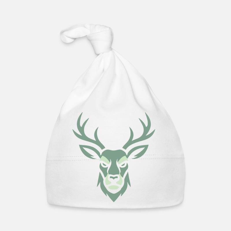 Hirschkopf  Baby Bio-Mütze