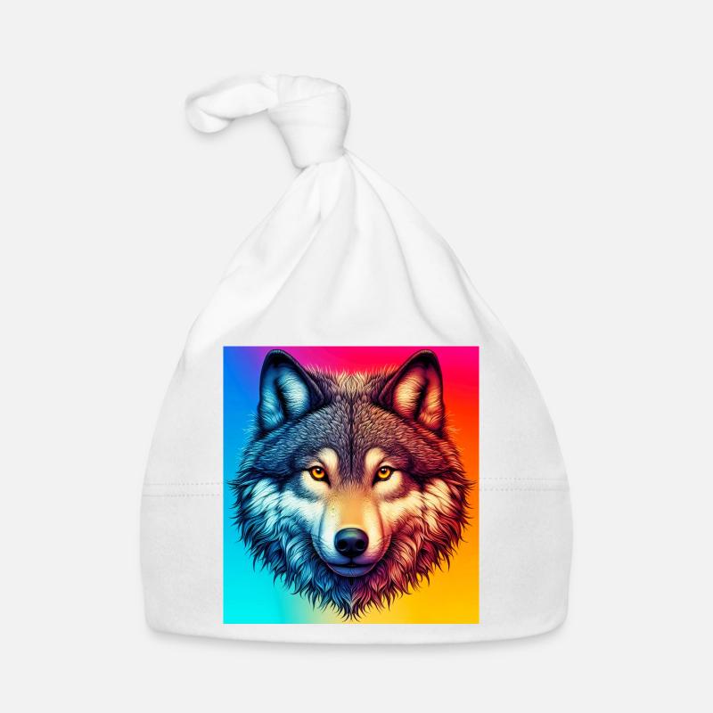 Wolf Baby Bio-Mütze
