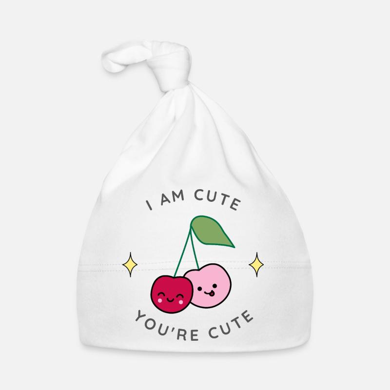 Duo Cerises Mignon Bonnet bio Bébé